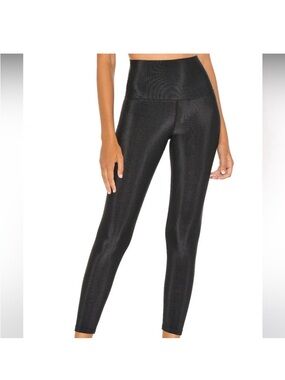 Beach Riot Ayla black ribbed Leggings